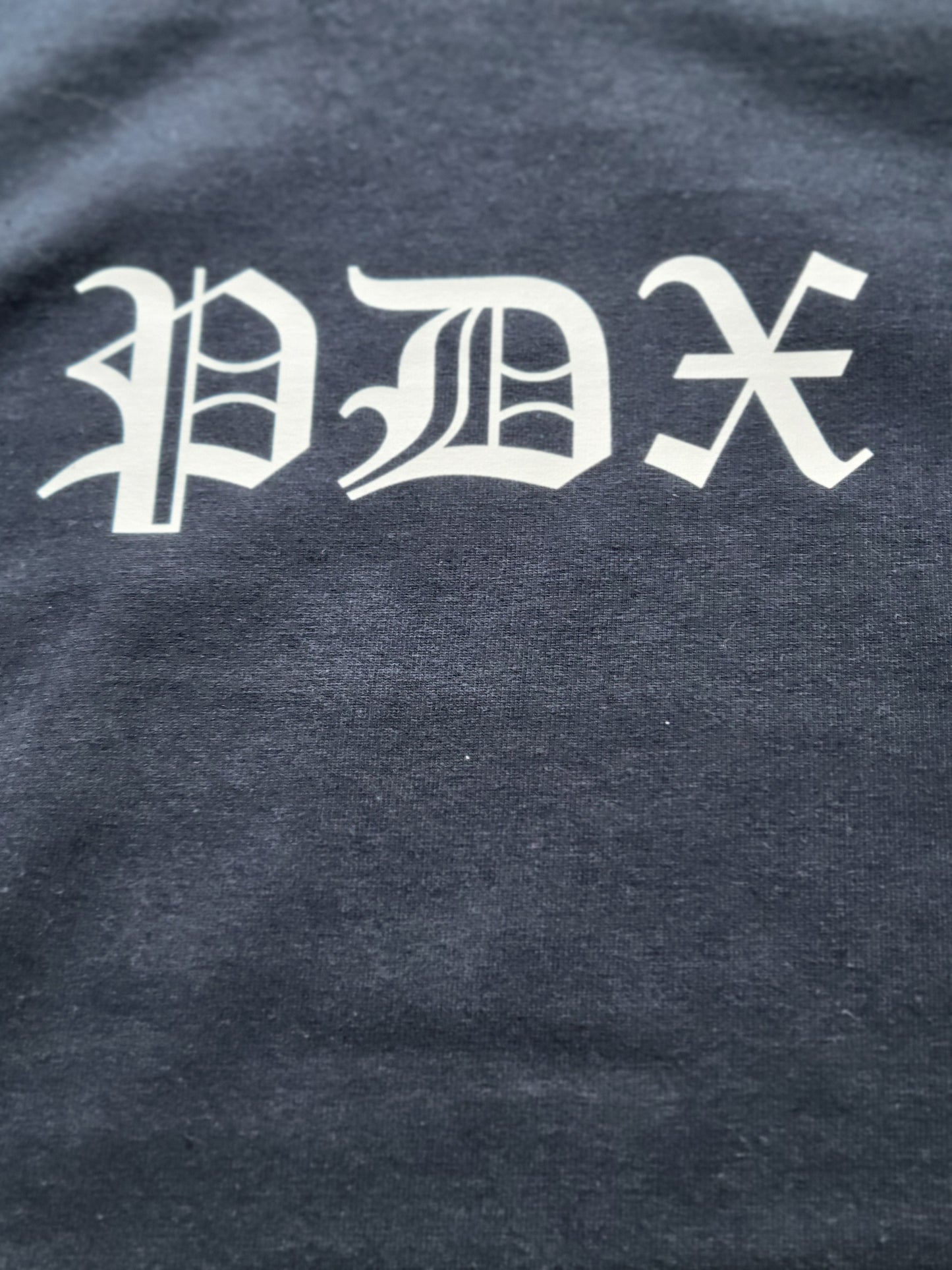 Portland Navy Blue Old English T-Shirt