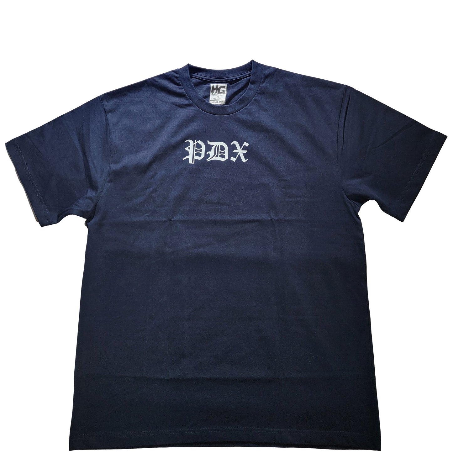 Portland Navy Blue Old English T-Shirt