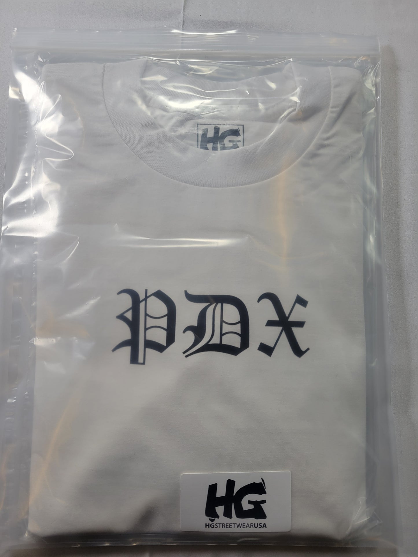 Portland White Old English T-Shirt