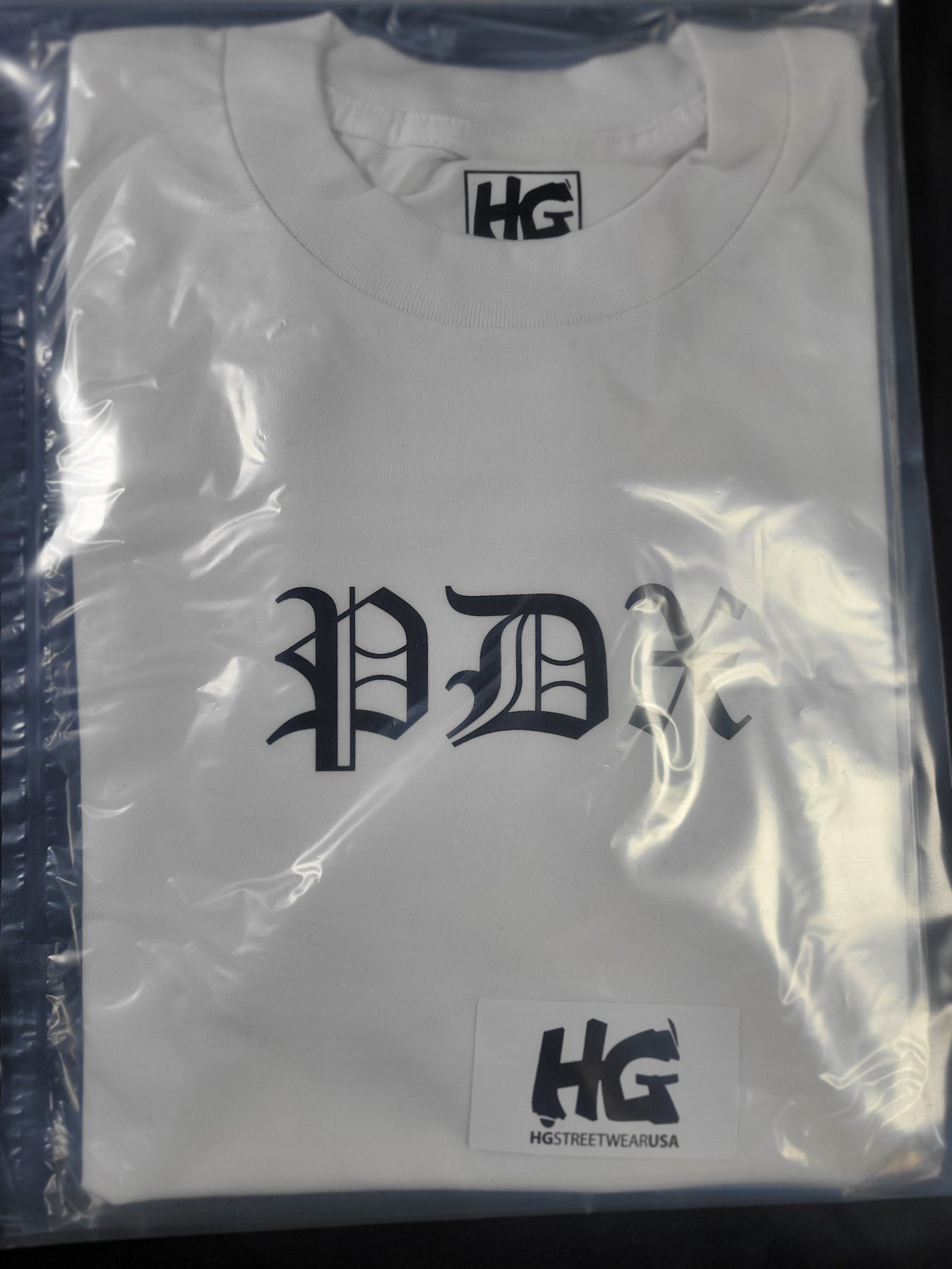 Portland White Old English T-Shirt