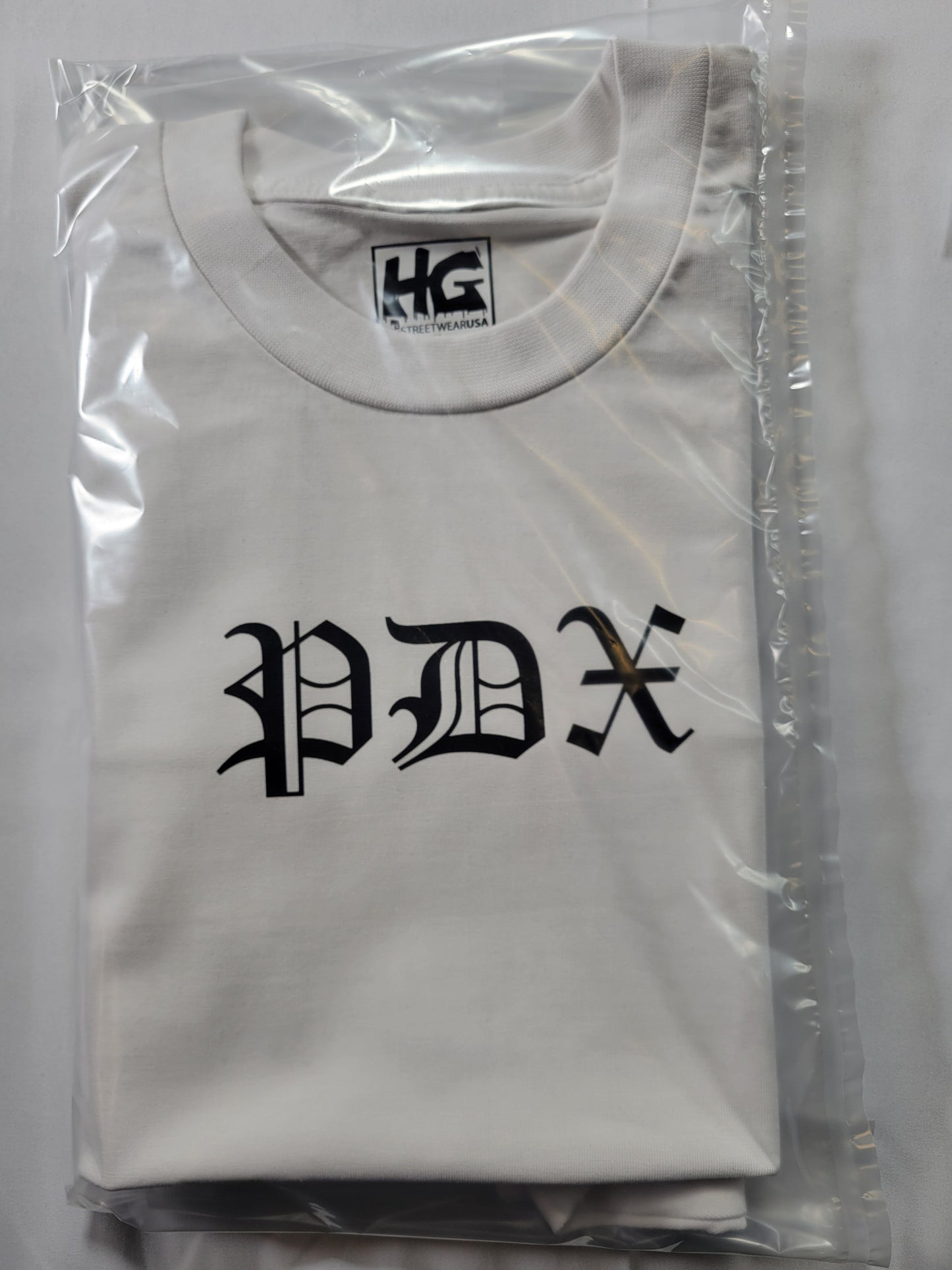 Portland White Old English T-Shirt