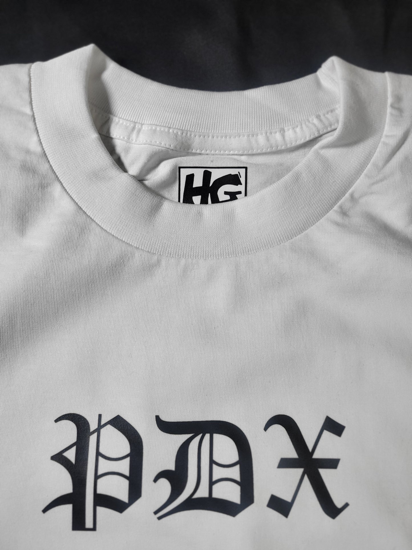 Portland White Old English T-Shirt