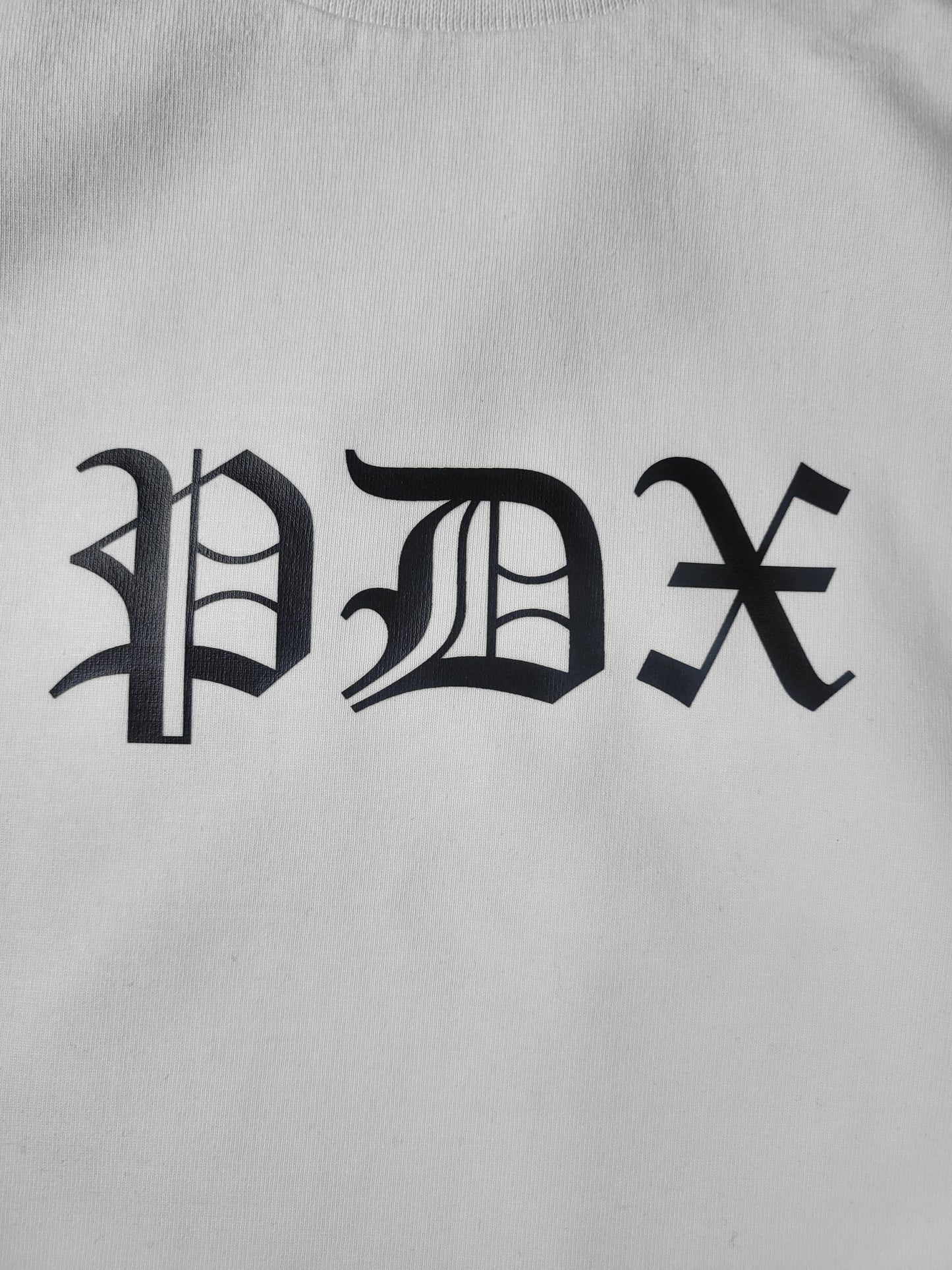 Portland White Old English T-Shirt