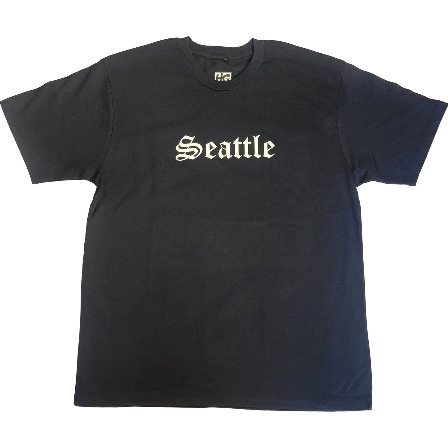 Seattle Navy Blue Old English T-Shirt