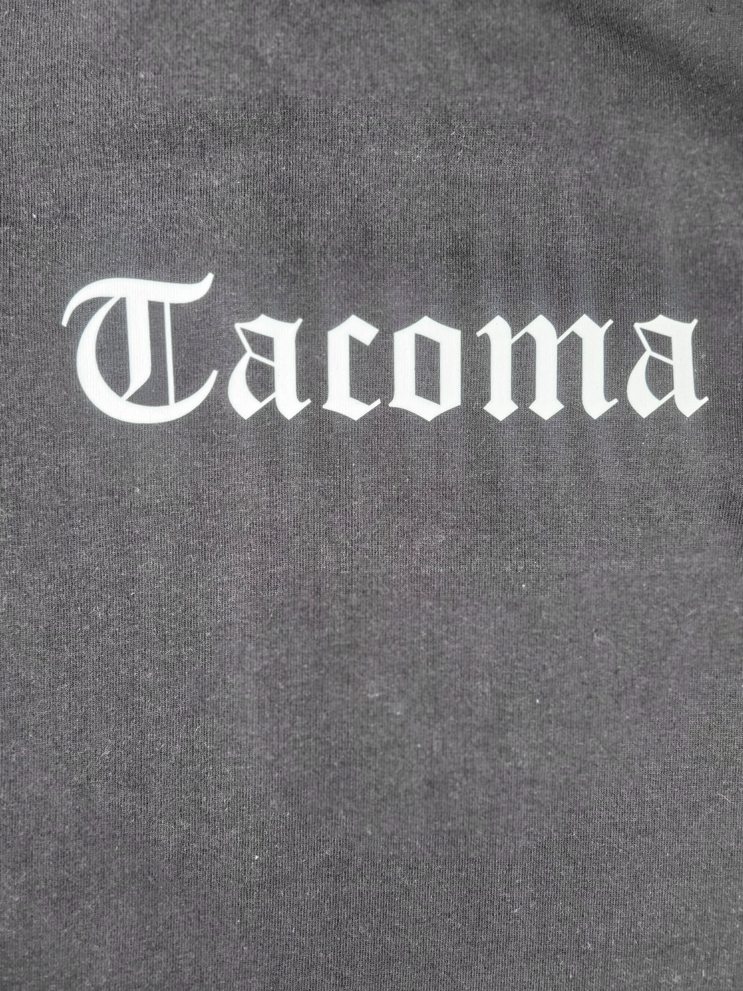 Tacoma Black Old English T-Shirt