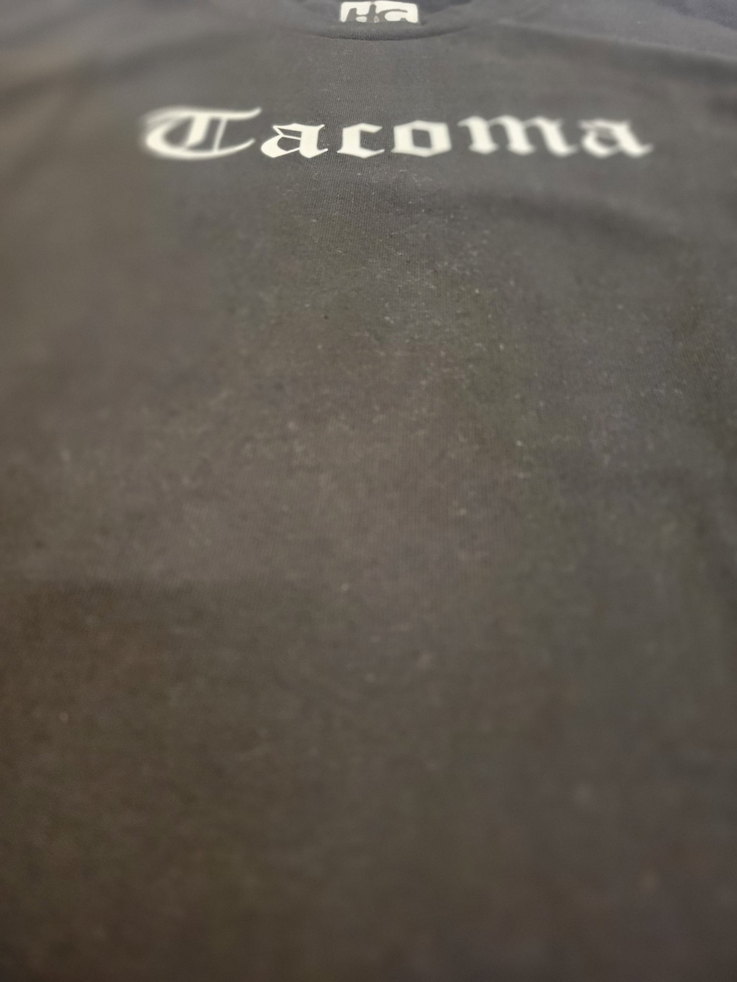 Tacoma Black Old English T-Shirt