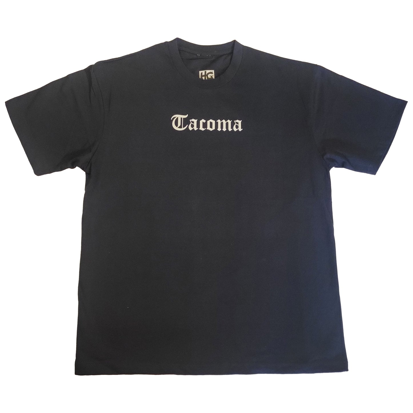 Tacoma Black Old English T-Shirt