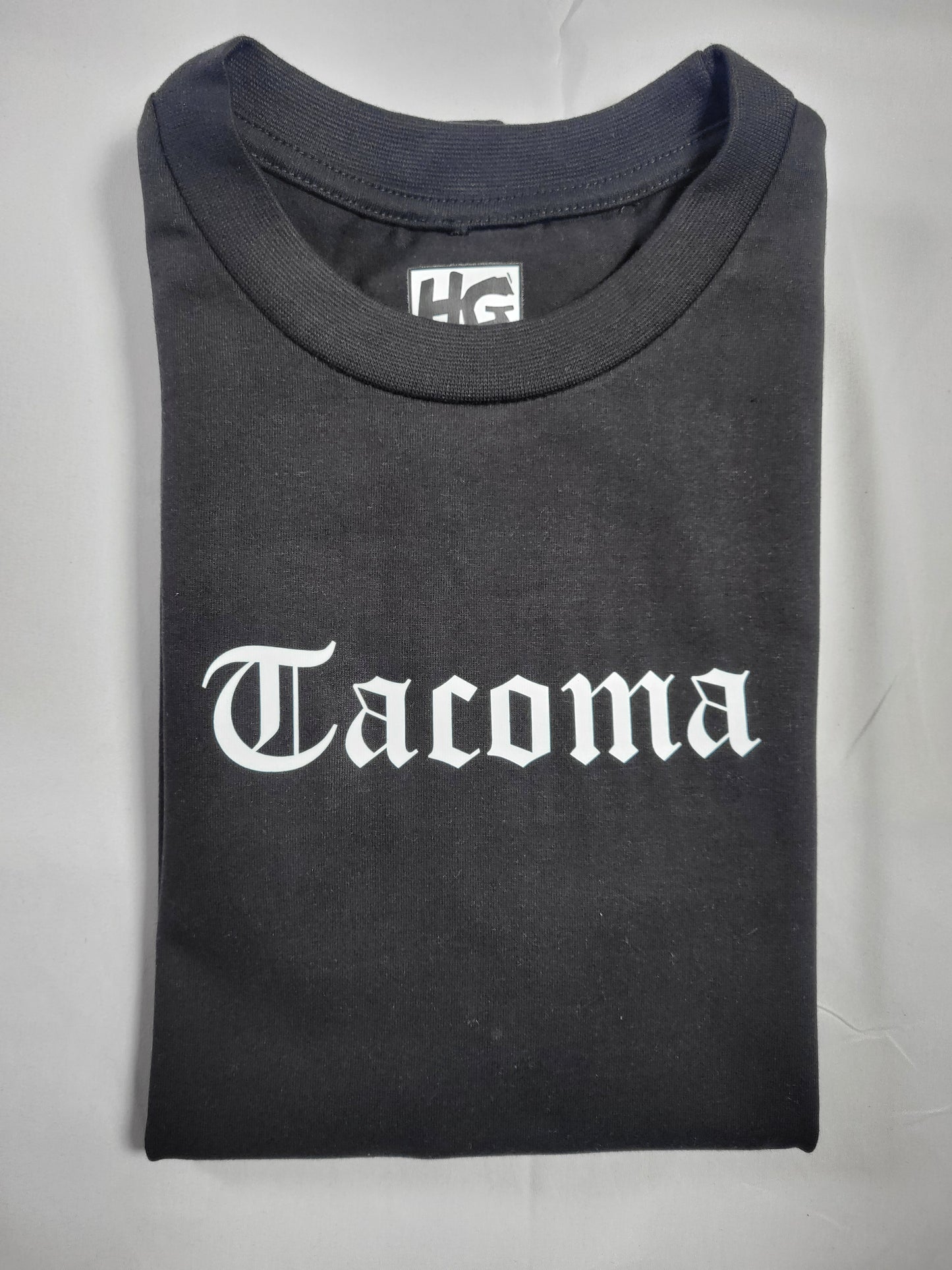 Tacoma Black Old English T-Shirt
