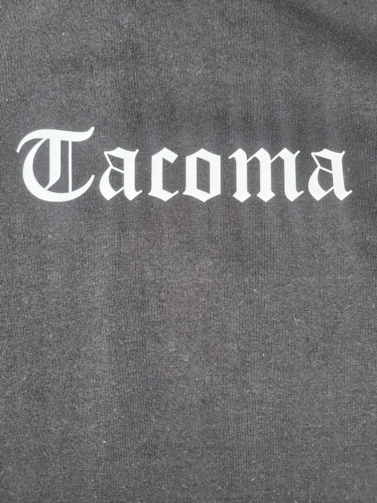 Tacoma Black Old English T-Shirt