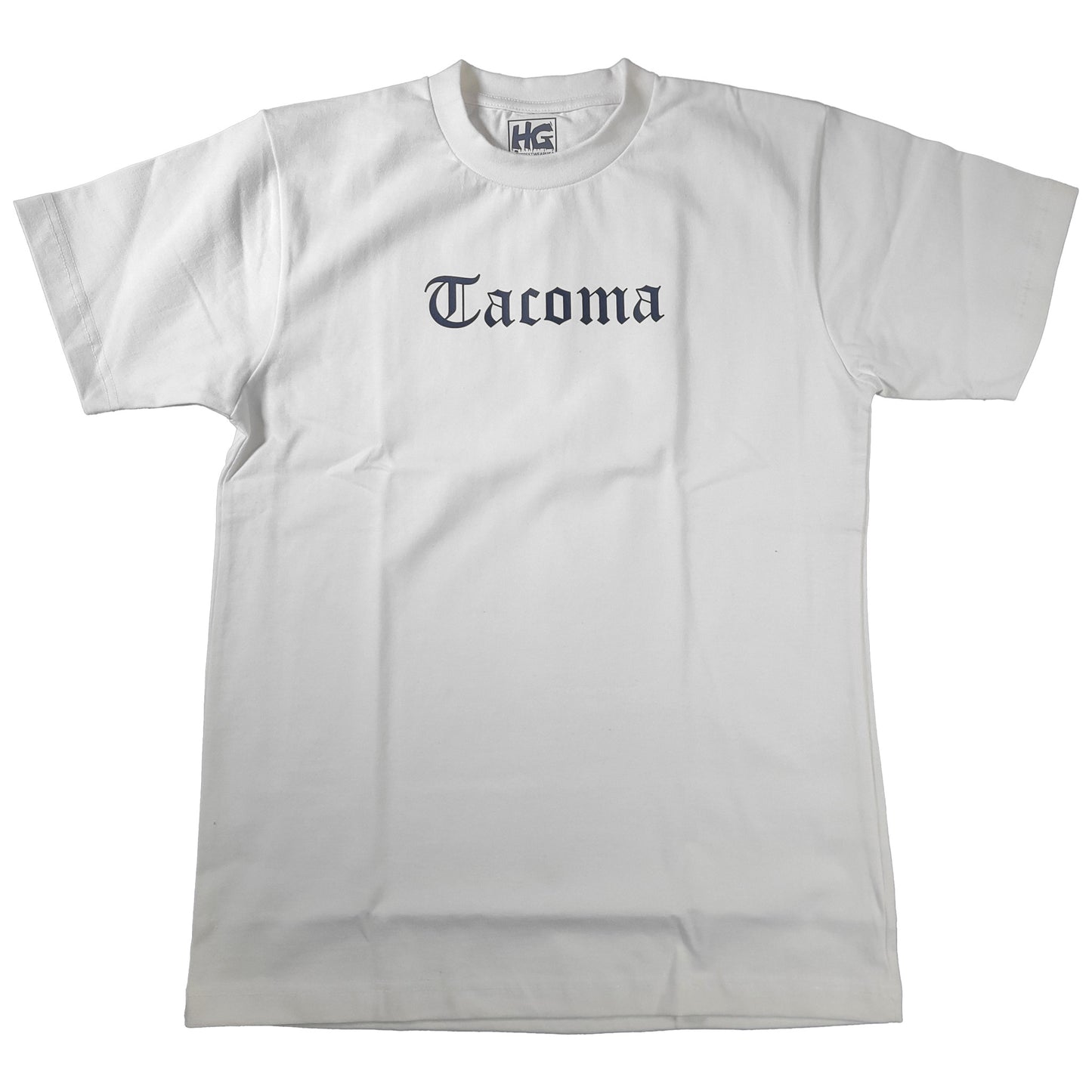 Tacoma White Old English T-Shirt