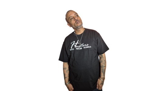 Hustlers Black-Seattle-Portland-Los Angeles T-Shirt