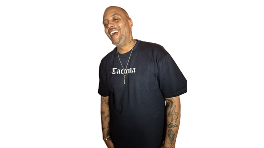 Tacoma Navy Blue Old English T-Shirt